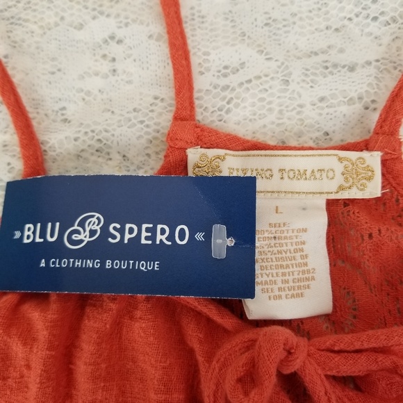 Buckle Flying Tomato Large Lace Tassel Keyhole NWT - Picture 6 of 8